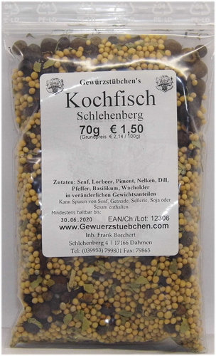 KochfischGewürz Schlehenberg (70g)