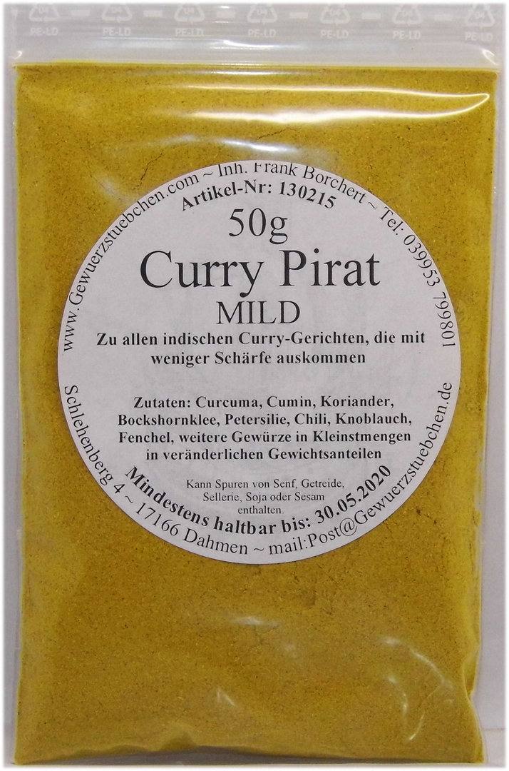 Curry Pirat mild (50g)