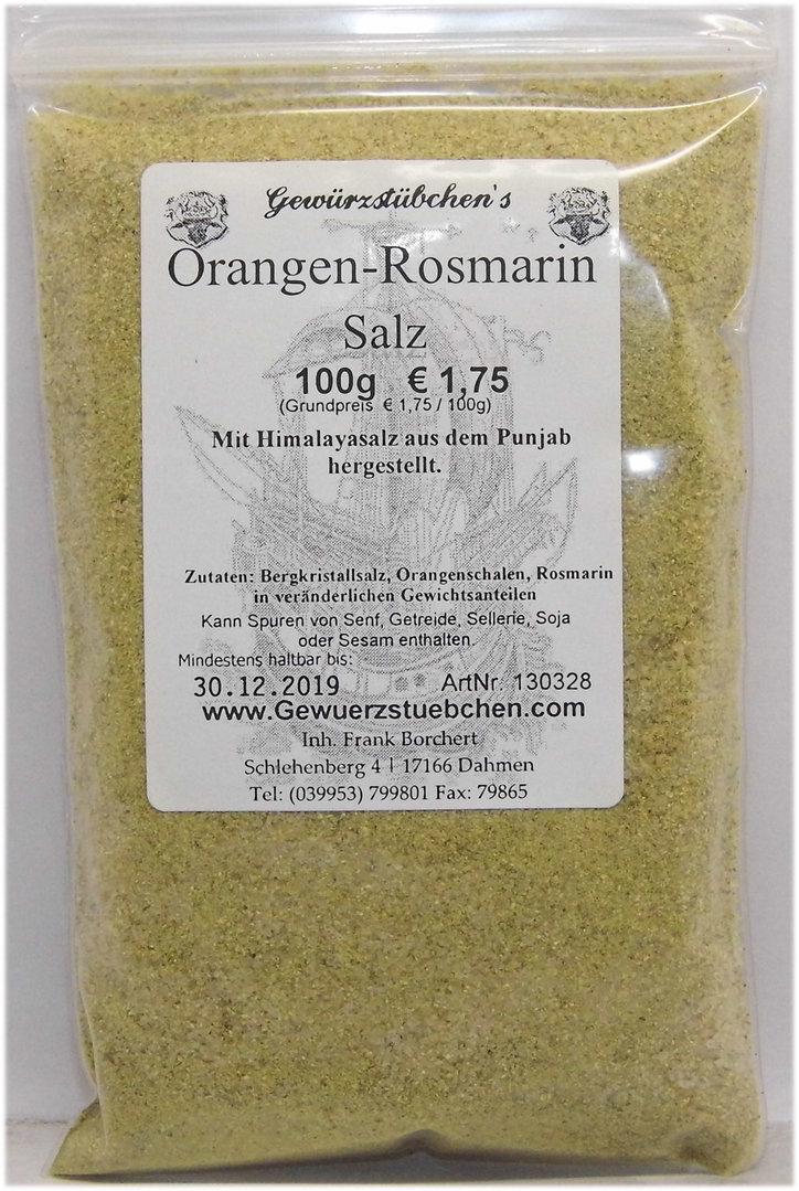 Orangen-Rosmarin Salz (100g)