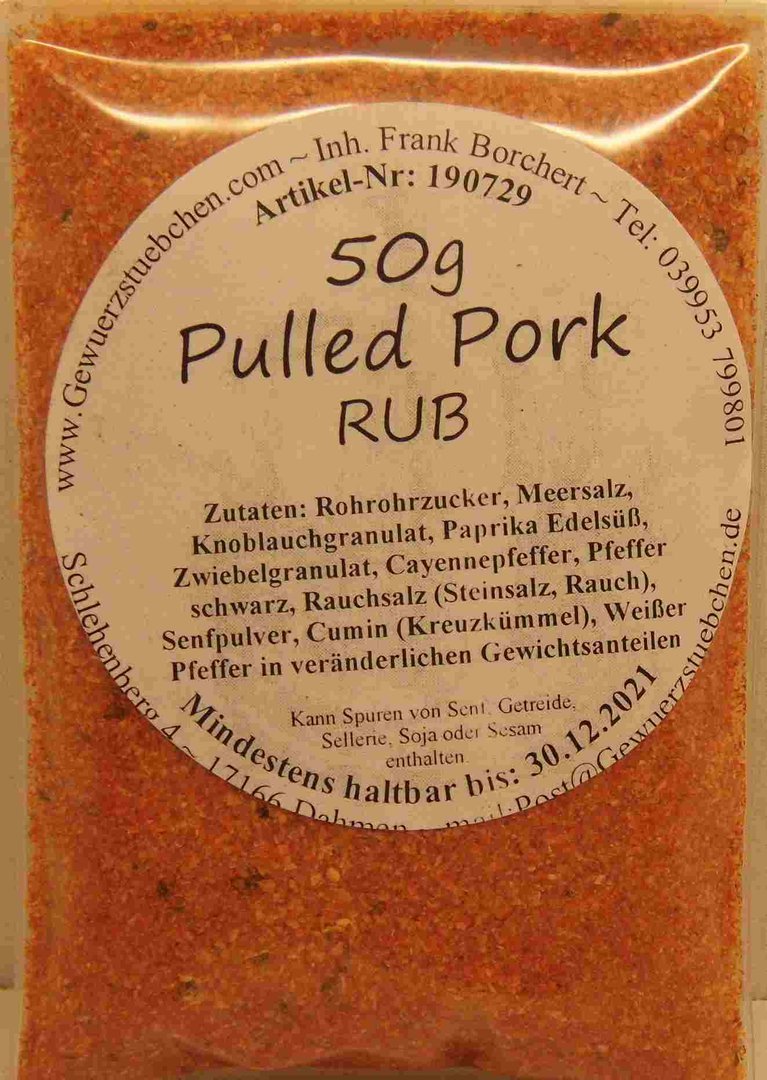 Pulled Pork - BBQ-Rub