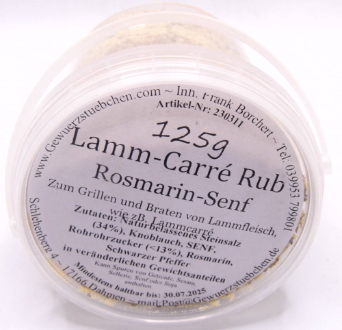 Lamm-Carré RUB (125g)