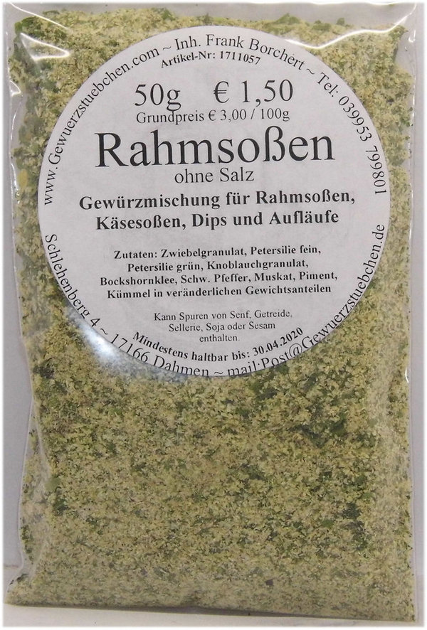 Rahm- und Käsesoßen (50g)