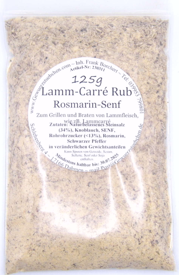 Lamm-Carré RUB (125g)